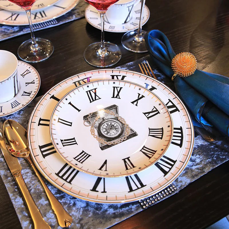 Ceramic Food Set - Tea, Coffee, Plates, and Dinner Utensils