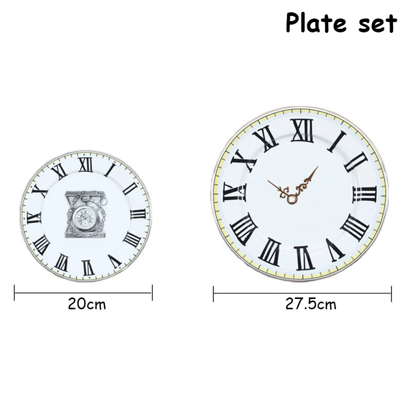 Ceramic Food Set - Tea, Coffee, Plates, and Dinner Utensils