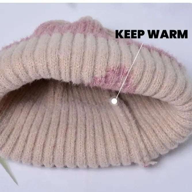 Women's Wool Hat with Ear Protection