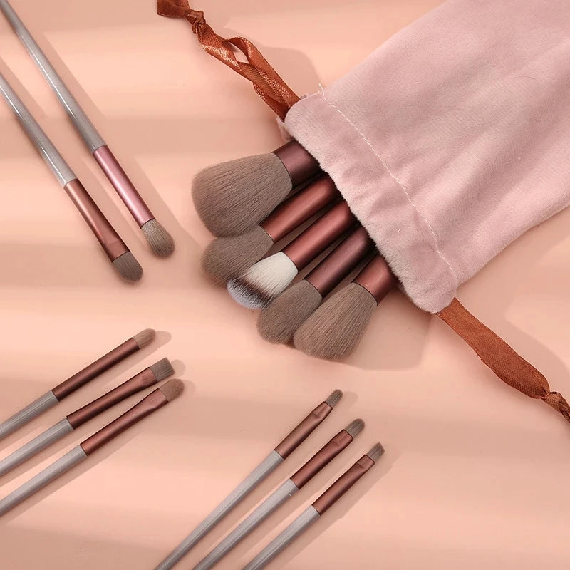 3 PCS Makeup Brushes Set with Case