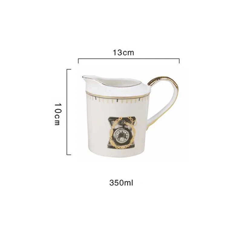 Ceramic Food Set - Tea, Coffee, Plates, and Dinner Utensils