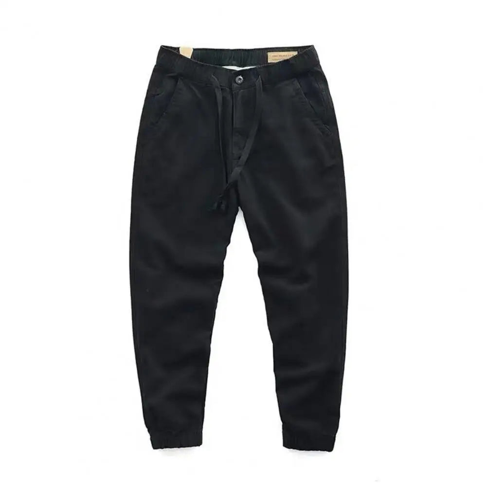 Men's Cargo Pants with Elastic Cuffs
