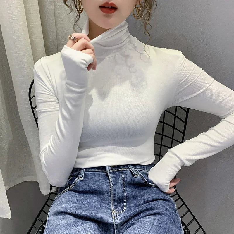 Women's Velvet Sweater Long Sleeve