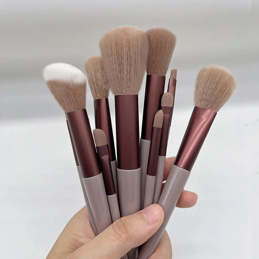 3 PCS Makeup Brushes Set with Case