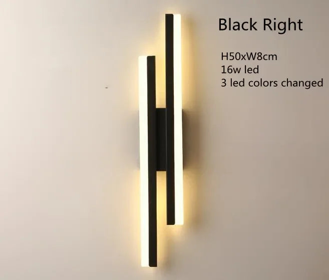 LED Wall Lamp with Copper Sconce and Acrylic Lampshade