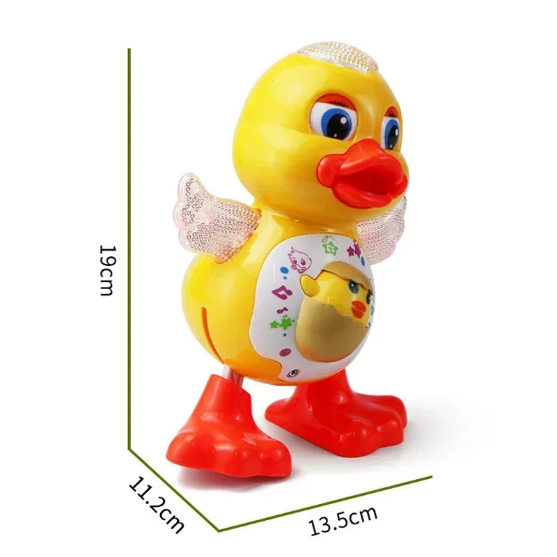Electric Dancing Duck with Lights and Sound for Kids