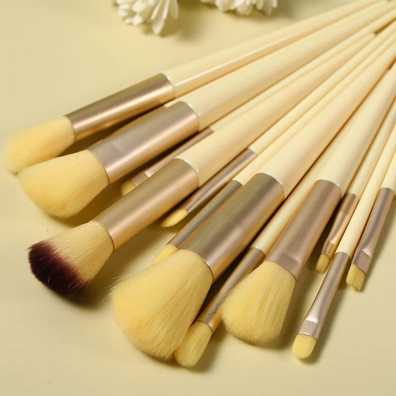 3 PCS Makeup Brushes Set with Case