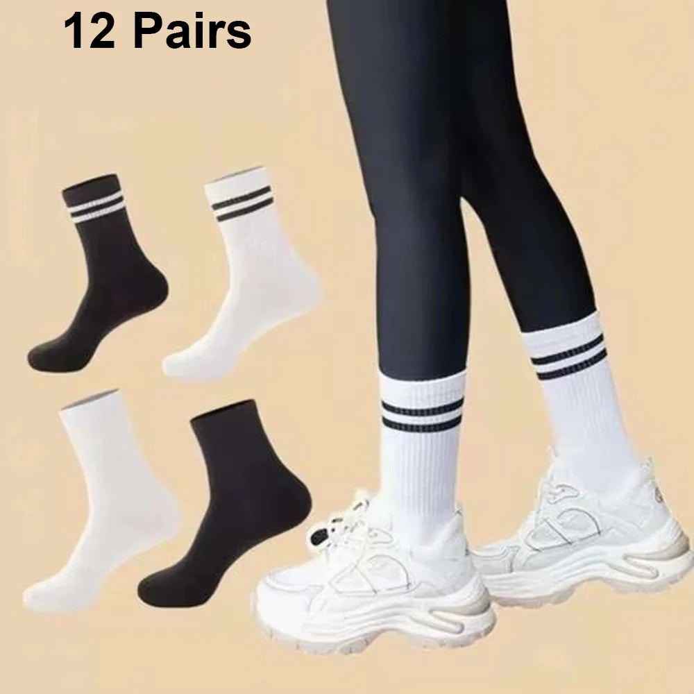 Women's Mid-Length Socks Pair Sets