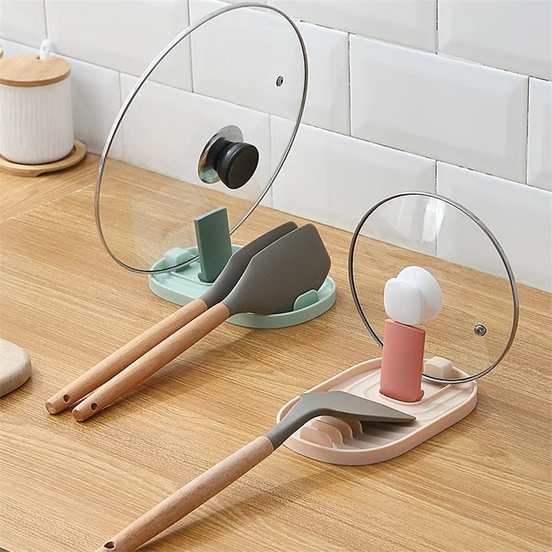 Spoon and Lid Holder for Kitchen