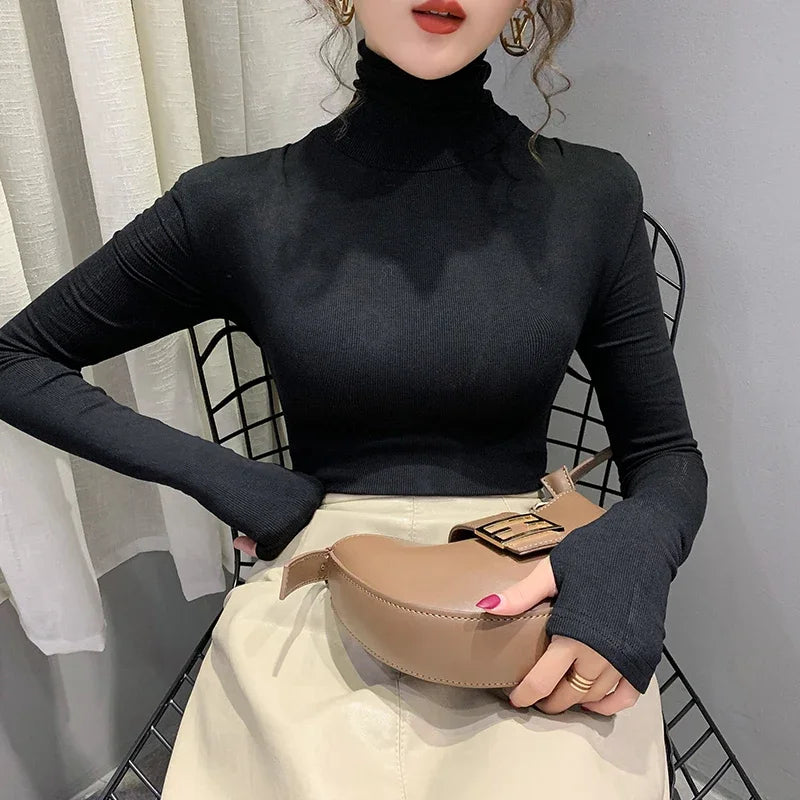 Women's Velvet Sweater Long Sleeve