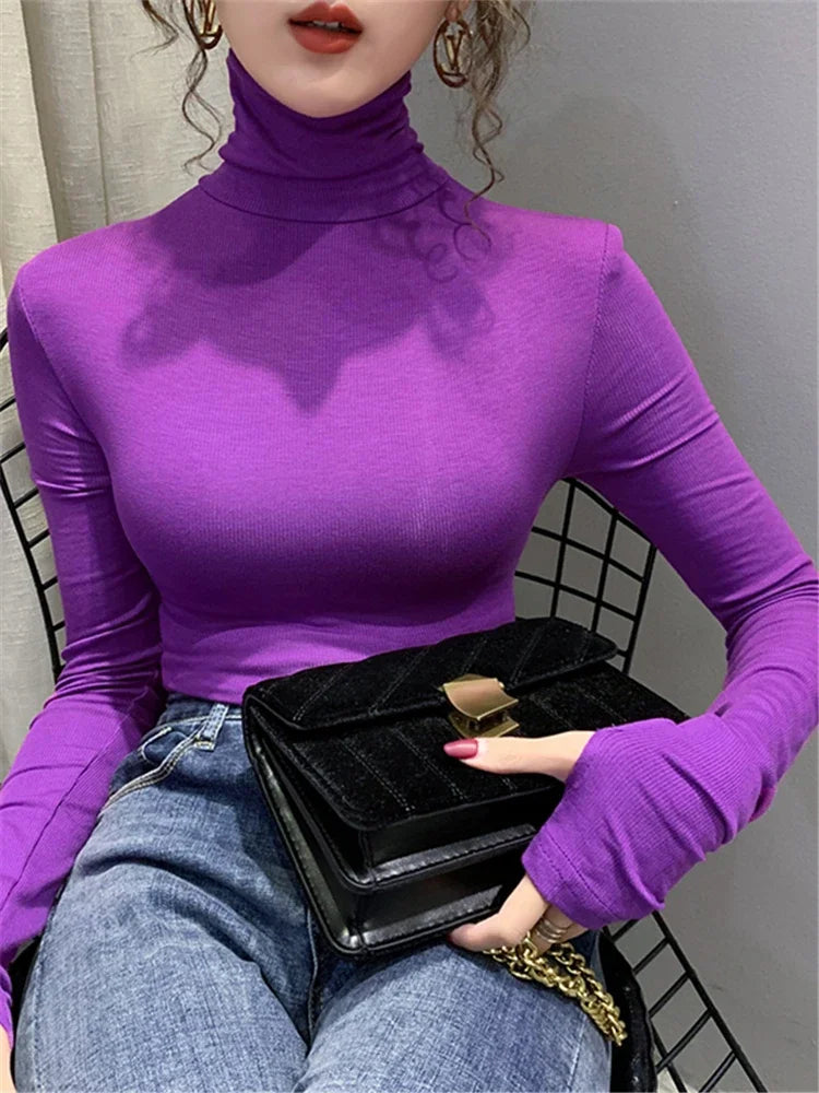 Women's Velvet Sweater Long Sleeve