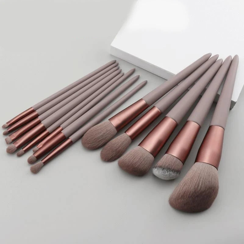 3 PCS Makeup Brushes Set with Case