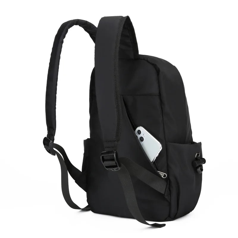 Small Men's Backpack Waterproof Canvas