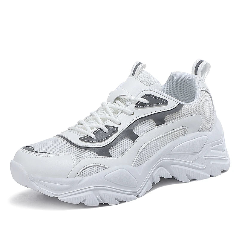 Women's Sneakers with Reflective Strap