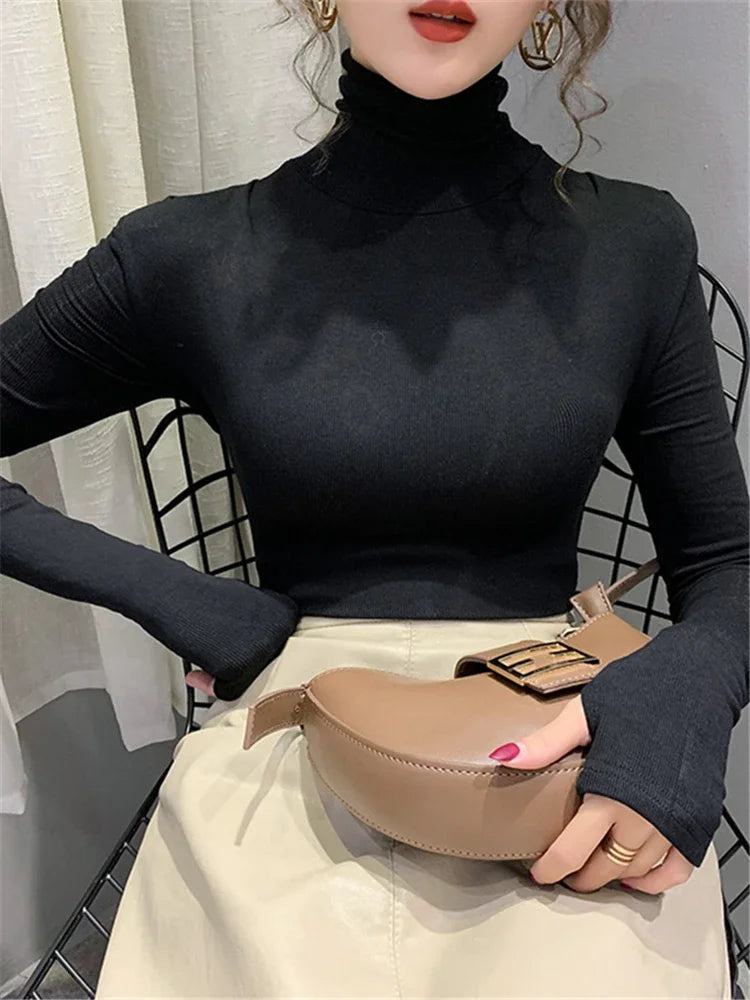 Women's Velvet Sweater Long Sleeve