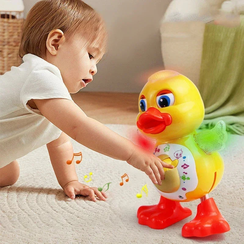 Electric Dancing Duck with Lights and Sound for Kids