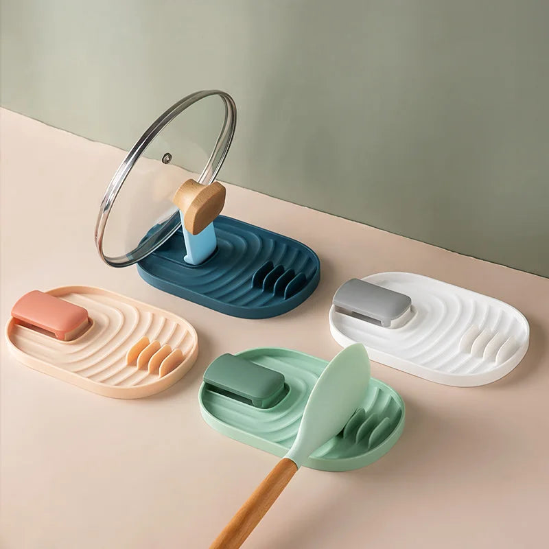 Spoon and Lid Holder for Kitchen
