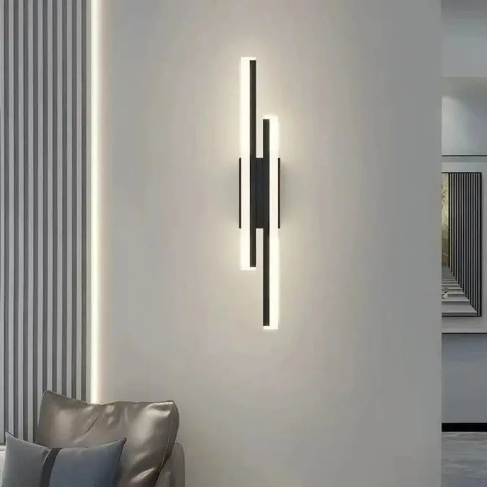 LED Wall Lamp with Copper Sconce and Acrylic Lampshade